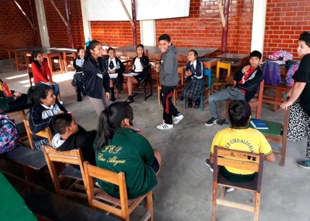 Inicio del Taller Extracurricular de Teatro en la I.E. Ciro Alegría