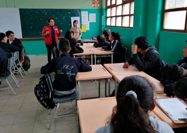 CEM realiza charla de Convivencia Escolar en la IE. Ciro Alegría